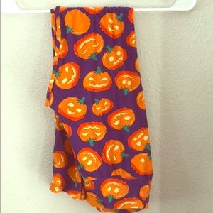 OS LuLaRoe Pumpkin Halloween Leggings